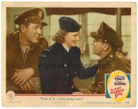 2j347 GUY NAMED JOE LC #7 '44 Ward Bond watches Irene Dunne tell Spencer Tracy they're going home!