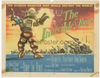 2j407 INVISIBLE BOY TC '57 Robby the Robot as the science-monster who would destroy the world!