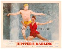 2j438 JUPITER'S DARLING LC #5 '55 sexy Esther Williams dancing with living statue underwater!