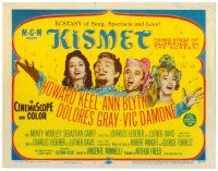 2j448 KISMET TC '56 Howard Keel, Ann Blyth, ecstasy of song, spectacle & love!