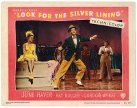 2j480 LOOK FOR THE SILVER LINING LC #2 '49 sexy June Haver watches Ray Bolger dancing on stage!