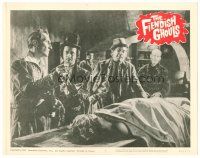 2j509 MANIA LC #7 R65 Peter Cushing gives money to Donald Pleasence by dead body, Fiendish Ghouls!