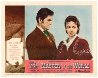 2j522 MASTER OF THE WORLD LC #2 '61 close up of Charles Bronson looking at Mary Webster!