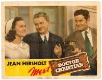 2j525 MEET DOCTOR CHRISTIAN LC '39 Jean Hersholt in title role between Dorothy Lovett & Baldwin!