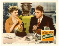 2j544 MISTER 880 LC #2 '50 Burt Lancaster looks at counterfeit money in Dorothy McGuire's purse!
