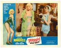 2j626 PLAYGIRL AFTER DARK LC #5 '62 sexy barely-dressed Jayne Mansfield in dressing room!