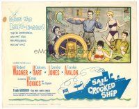2j685 SAIL A CROOKED SHIP TC '61 Robert Wagner & Ernie Kovacks, completely different sexy art!