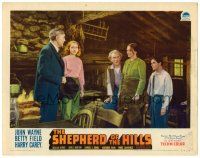 2j708 SHEPHERD OF THE HILLS LC '41 Betty Field & others in cabin, from Harold Bell Wright novel!
