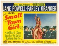 2j732 SMALL TOWN GIRL LC #6 '53 men in gaucho suits sing for sexy Ann Miller & her legs!