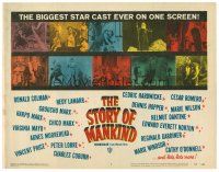 2j775 STORY OF MANKIND LC #7 '57 Harpo Marx, Francis X. Bushman, the BIG BIG BIG story!