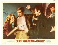 2j781 SUBTERRANEANS LC #3 '60 from Jack Kerouac novel, c/u of sexy Leslie Caron & George Peppard!