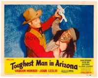 2j856 TOUGHEST MAN IN ARIZONA LC #7 '52 Vaughn Monroe in death struggle with Native American man!