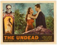 2j885 UNDEAD LC #4 '57 sexy Allison Hayes with Richard Garland in the woods!