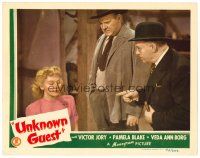 2j893 UNKNOWN GUEST LC '43 Emory Parnell & Harry Hayden question guilty-looking Veda Ann Borg!