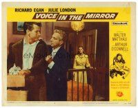 2j912 VOICE IN THE MIRROR LC #3 '58 Arthur O'Connell grabs Richard Egan as Julie London watches!