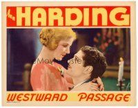 2j929 WESTWARD PASSAGE LC '32 best close up of Laurence Olivier embraced by Ann Harding!