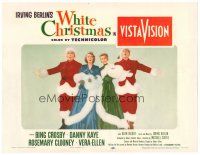 2j942 WHITE CHRISTMAS LC '54 best c/u of Bing Crosby, Danny Kaye, Rosemary Clooney & Vera-Ellen!