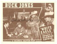 2j946 WHITE EAGLE chapter 1 LC R50s Buck Jones confronts men gambling at poker in bar!
