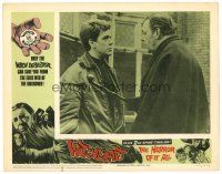 2j964 WITCHCRAFT/HORROR OF IT ALL LC #5 '64 close up of creepy Lon Chaney Jr. & Pat Boone!