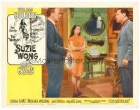 2j973 WORLD OF SUZIE WONG LC #3 '60 Nancy Kwan between William Holden & Michael Wilding!