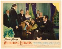 2j976 WUTHERING HEIGHTS LC '39 Laurence Olivier breaks into party with wounded Merle Oberon!