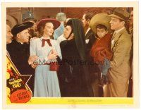 2j986 YOLANDA & THE THIEF LC #5 '45 Fred Astaire meets Lucille Bremer after rescuing young boy!