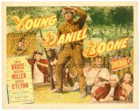 2j993 YOUNG DANIEL BOONE TC '50 full-length David Bruce in title role in coonskin hat!
