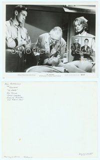 2k046 36 HOURS 8x10 still '65 Eva Marie Saint & Rod Taylor watch James Garner operated on!