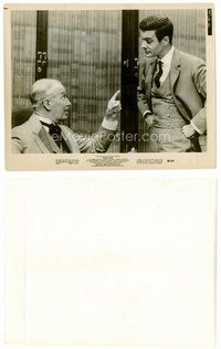 2k169 CAN-CAN 8x10 still '60 Maurice Chevalier points his finger at Louis Jourdan!
