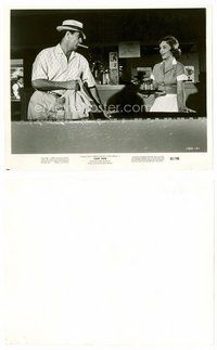 2k170 CAPE FEAR 8x10 still '62 crazy Robert Mitchum putting the make on Barrie Chase!