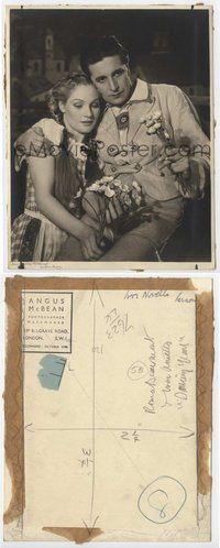 2k406 IVOR NOVELLO deluxe English 7.75x9.75 stage play still '20s signed by photographer McBean!
