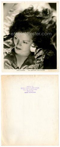 2k262 DIXIE DUNBAR 8x10 still '30s super close up laying down with flowing hair by Gene Kornman!