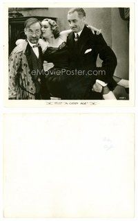2k354 GIDDY AGE 8x10 still '32 pretty Dorothy Granger nuzzles Andy Clyde's ear!