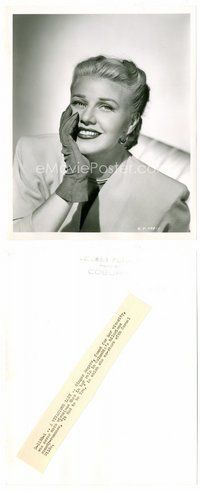 2k357 GINGER ROGERS 8.25x10 still '47 smiling portrait from It Had To Be You by Coburn!