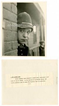 2k375 HARRY LANGDON 8x10 still '24 portrait when he played an English bobby in The Cat's Meow!