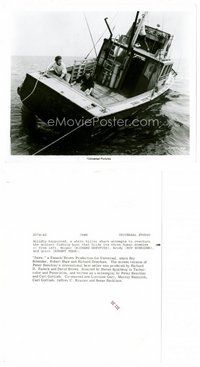 2k422 JAWS 8x10 still '75 Roy Scheider, Richard Dreyfuss & Shaw definitely need a bigger boat!