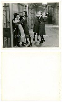 2k467 LADY GANGSTER 8x10 still '42 Faye Emerson & two other inmates overpower matron!