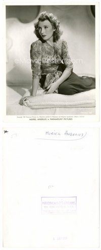 2k543 MURIEL ANGELUS 8x10 still '39 the pretty English star seated on a pillow!