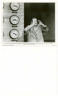 2k552 NETWORK 8x10 still '76 Peter Finch as Howard Beale making his mad prophecies on TV!