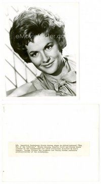 2k555 NICOLE MAUREY 8x10 still '62 head & shoulders portrait from The Day of the Triffids!