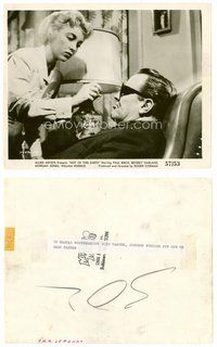 2k563 NOT OF THIS EARTH 8x10 still '57 c/u of Beverly Garland checking Paul Birch's temperature!