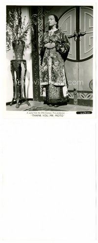 2k760 THANK YOU MR. MOTO 8x10 still '37 Pauline Frederick in Asian garb as Madame Chung!