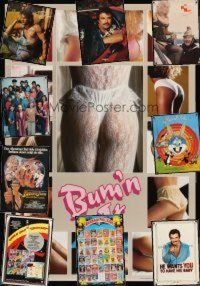 2m021 LOT OF 14 UNFOLDED MISCELLANEOUS POSTERS '62 - '87 sexy images, Looney Tunes, & more!
