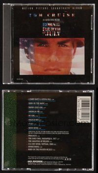 2m284 BORN ON THE FOURTH OF JULY soundtrack CD '89 music by John Williams, Don McLean, Van Morrison