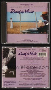 2m289 DEATH IN VENICE soundtrack CD '93 original motion picture score by Franco Mannino!