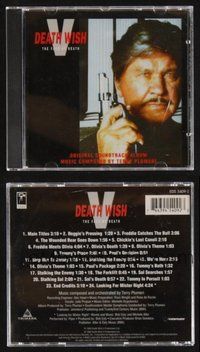 2m290 DEATH WISH 5 soundtrack CD '93 original motion picture score by Terry Plumeri!