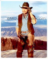 2m240 BILLY CRYSTAL signed color 8x10 REPRO still '02 full-length portrait from City Slickers!