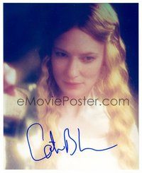 2m243 CATE BLANCHETT signed color 8x10 REPRO still '02 wonderful close up from Lord of the Rings!