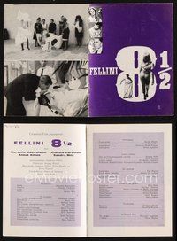 2m333 8 1/2 Danish program '63 Federico Fellini classic, Marcello Mastroianni & Claudia Cardinale!