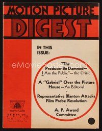 2m083 MOTION PICTURE DIGEST exhibitor magazine April 20, 1933 Gold Diggers of 1933, Secrets!